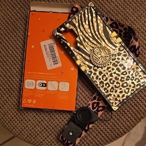 Note 10 Plus Luxurious Gold and Black Animal Print Phone Case